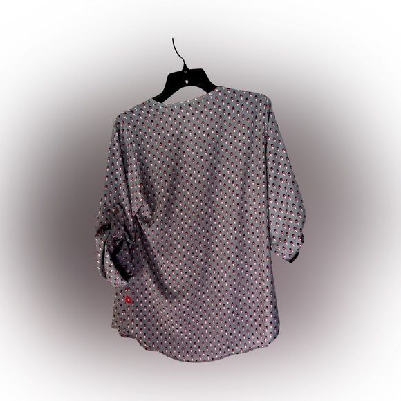 Collective Concepts Blouse 3/4 Sleeve By Size: Medium - Picture 2 of 3